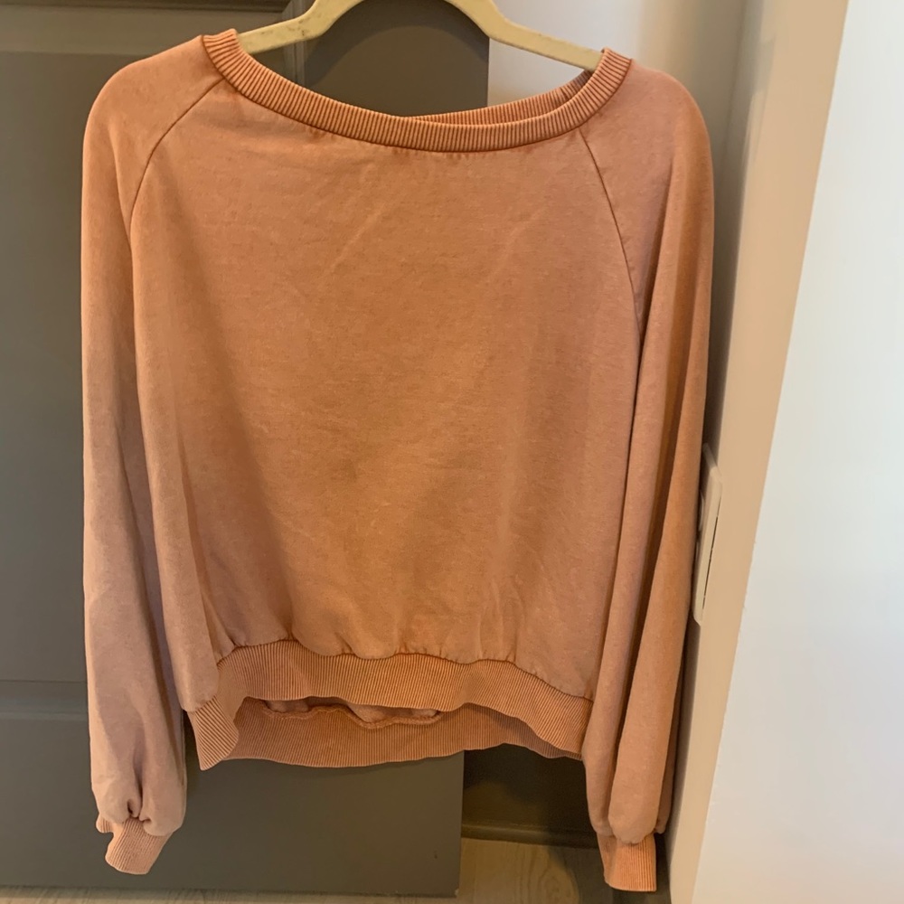 Don’t ask why, American Eagle pink sweater